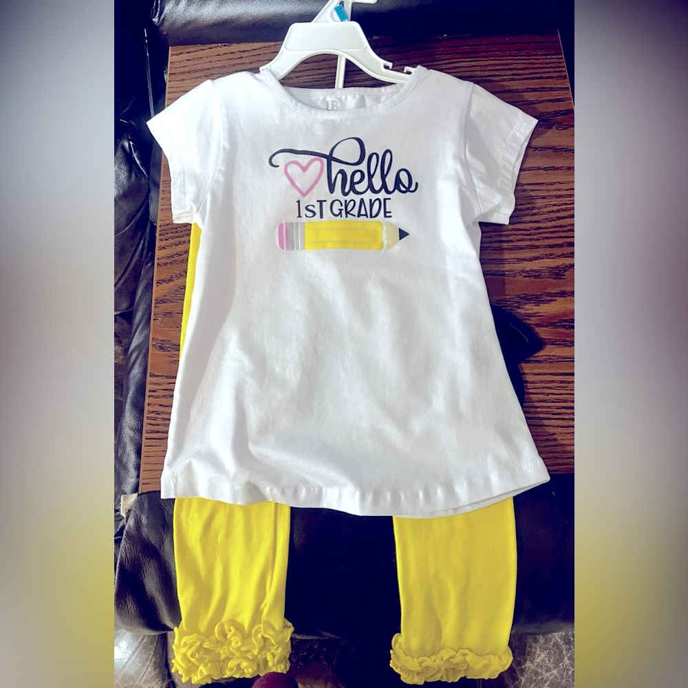 Brand New “Hello 1st Grade” Outfit